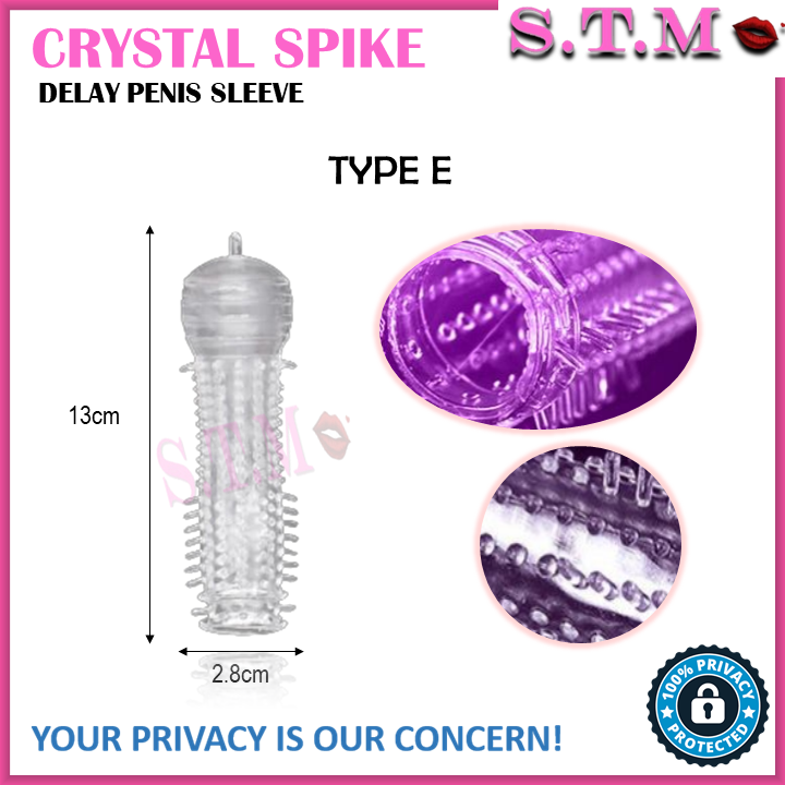 Crystal Spike Condom โ Reusable Penis Extender for Maximum Pleasure