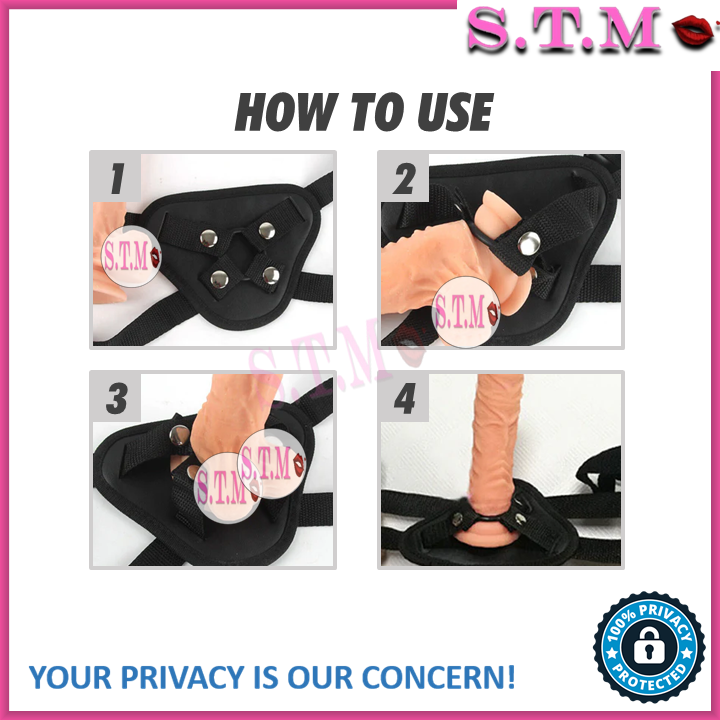 Premium Wearable Mars Strap On Harness With Realistic Dildo - Strap On Dildo Women