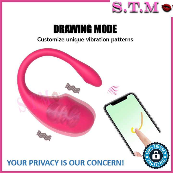 APP Controlled Wearable Pink Vibrator Egg – 9 Modes, Remote & Long-Distance Play