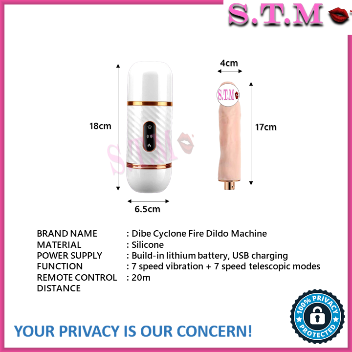 ๐๐๐๐๐-๐
๐๐๐ Cyclone Fire Telescopic Dildo Machine โ Powerful Thrusting Vibrator for Women