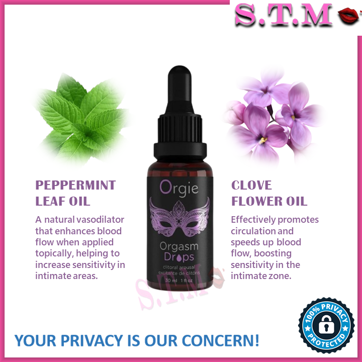 Orgie "Sexy Vibe" Heating Sensation Gel 15ml Arousal Enhancer for Women