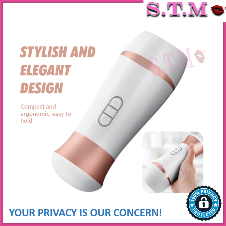 MIZZZEE Automatic Masturbation Cup with 5 Languages Sound - New Little Love Cup