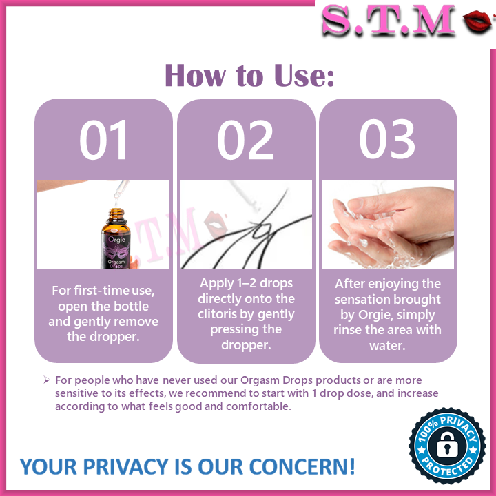 Orgie "Sexy Vibe" Heating Sensation Gel 15ml Arousal Enhancer for Women