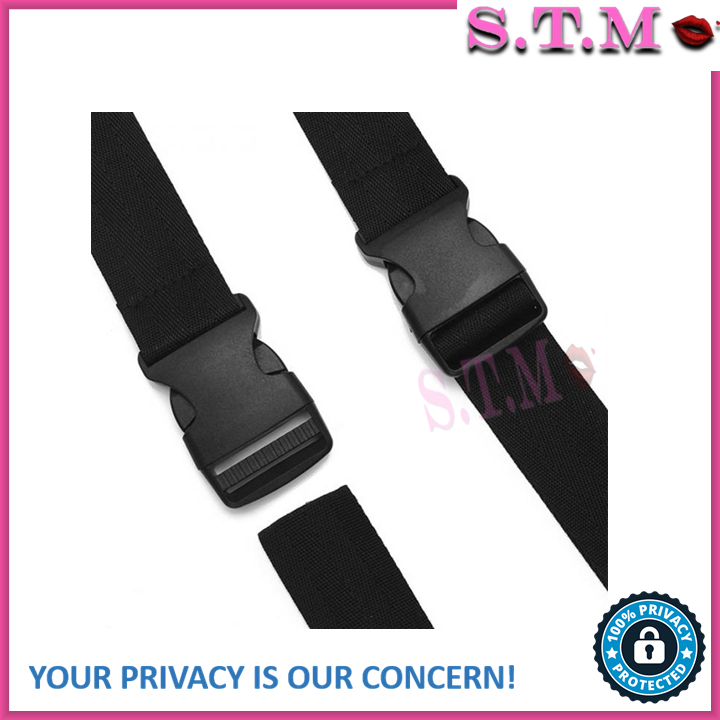 BDSM Bondage Strap Restraints – Adjustable Bed & Couples Play Set