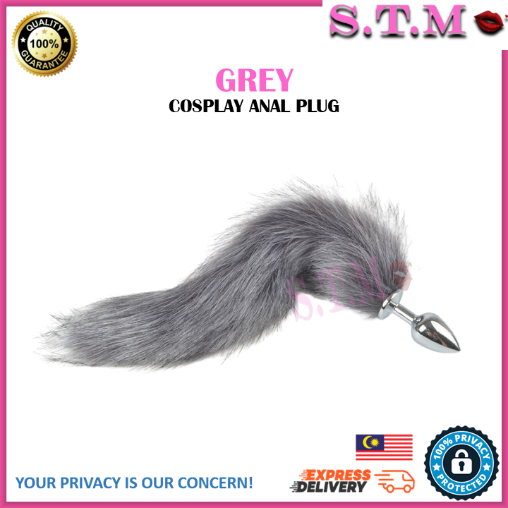 BDSM Sexy Fox Tail Anal Plug Cosplay Metal Butt Plug High Quality
