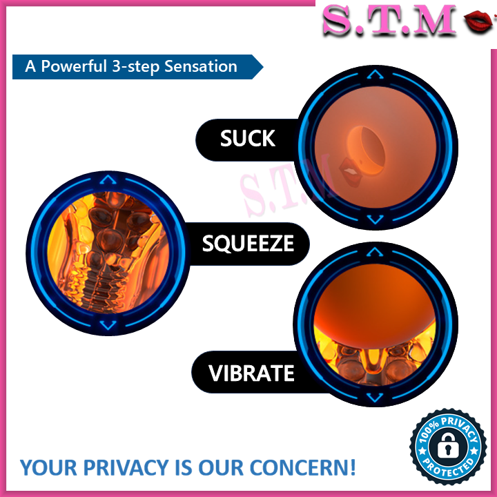 GALAKU Devourer Smart Masturbator Cup APP-Controlled Dual Stimulation with Vibration & Suction