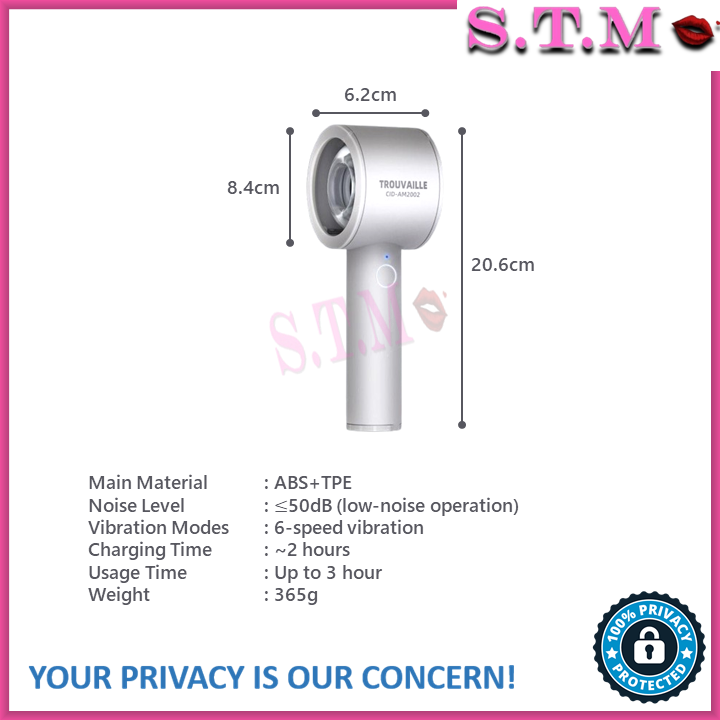 TROUVAILLE Automatic Masturbator – Strong Vibration & USB Rechargeable