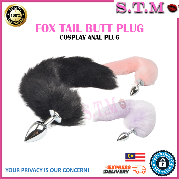 BDSM Sexy Fox Tail Anal Plug Cosplay Metal Butt Plug High Quality