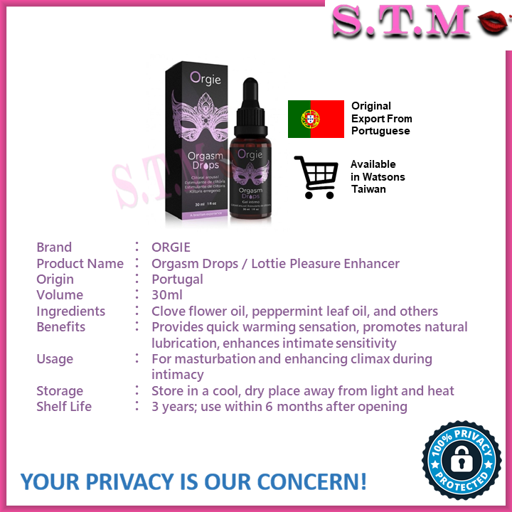 Orgie "Sexy Vibe" Heating Sensation Gel 15ml Arousal Enhancer for Women