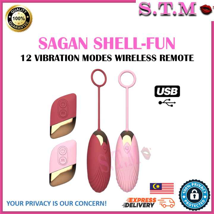 SAGAN SHELL-FUN Wearable Vibrating Egg with 12 Vibration Modes