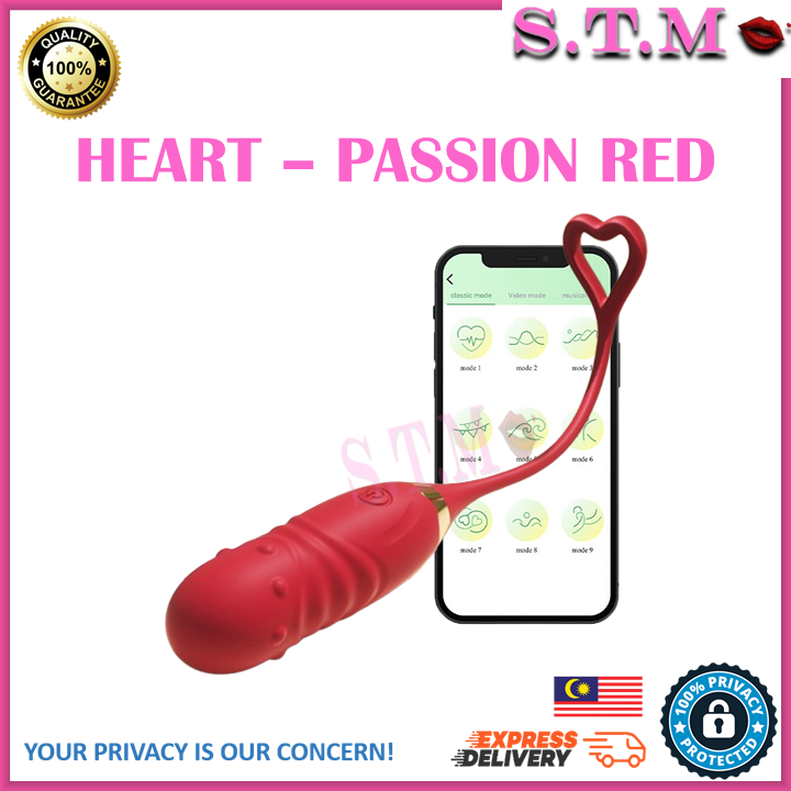 CUTE MONSTER HEART App Control Automatic Telescopic Vibrating Egg with 12 Vibration Modes
