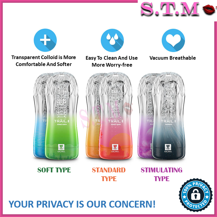 JAPAN GALAKU TRAIL II – Transparent Training Masturbator Cup for Men