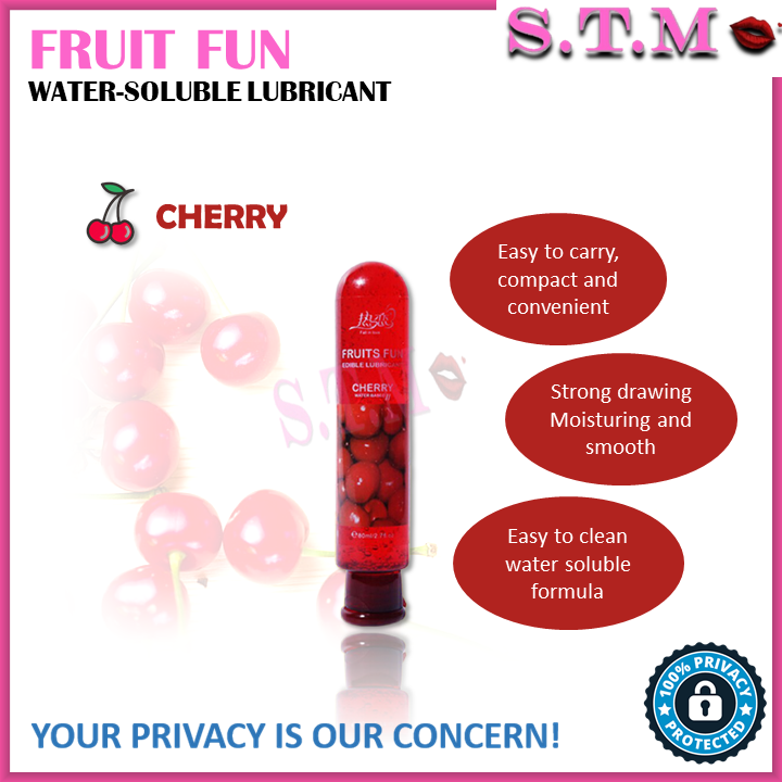 FRUITS FUN 80ML Edible Lubricant – Water-Soluble Fruity Flavored Gel