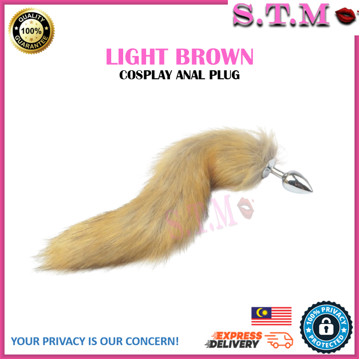 BDSM Sexy Fox Tail Anal Plug Cosplay Metal Butt Plug High Quality