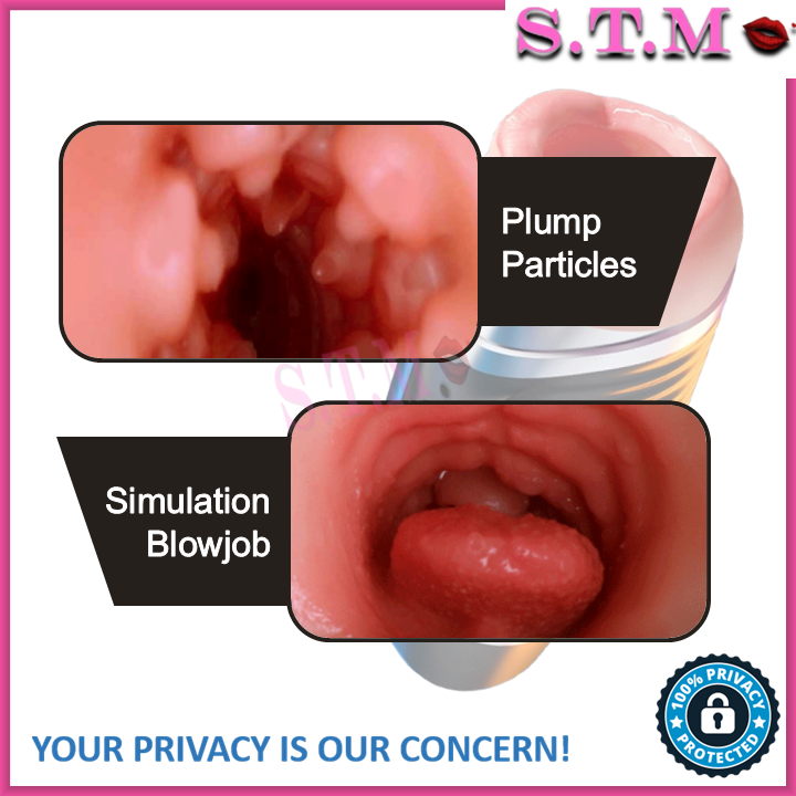 JIUAI Black Hole Dual Head Heating Function Masturbation Cup With Women Moaning Voice