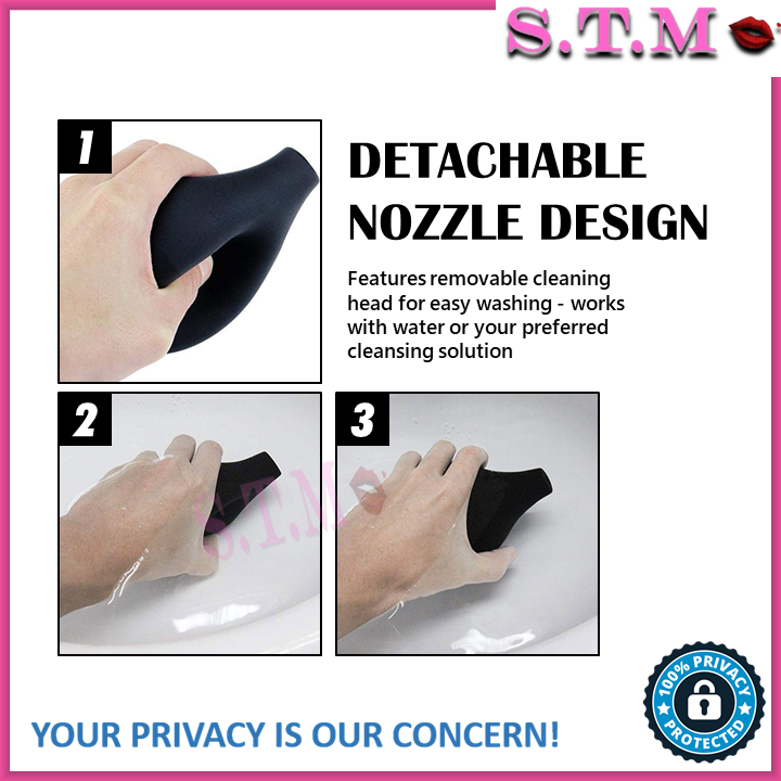 220ml Enema Bulb for Men & Women Vaginal & Anal Cleansing Douche for Intimate Hygiene