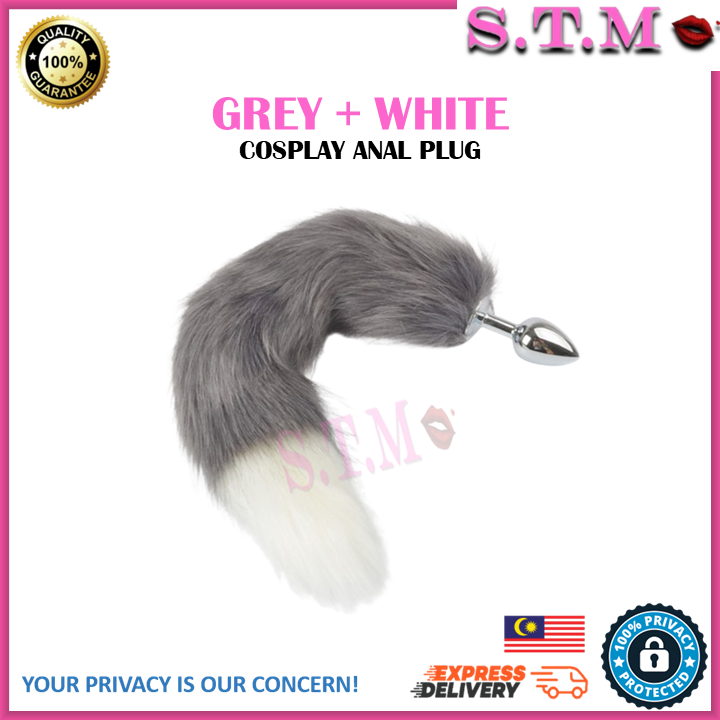 BDSM Sexy Fox Tail Anal Plug Cosplay Metal Butt Plug High Quality