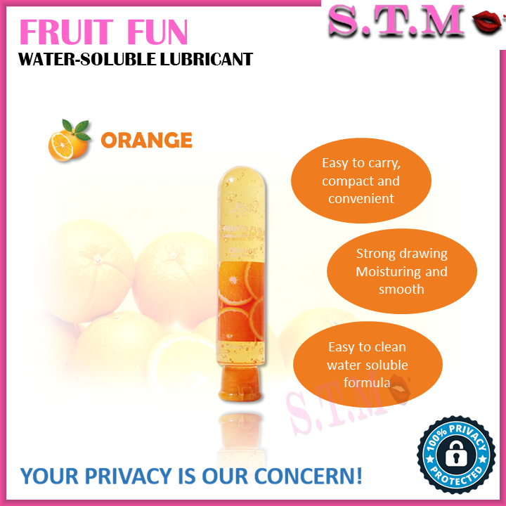 FRUITS FUN 80ML Edible Lubricant – Water-Soluble Fruity Flavored Gel