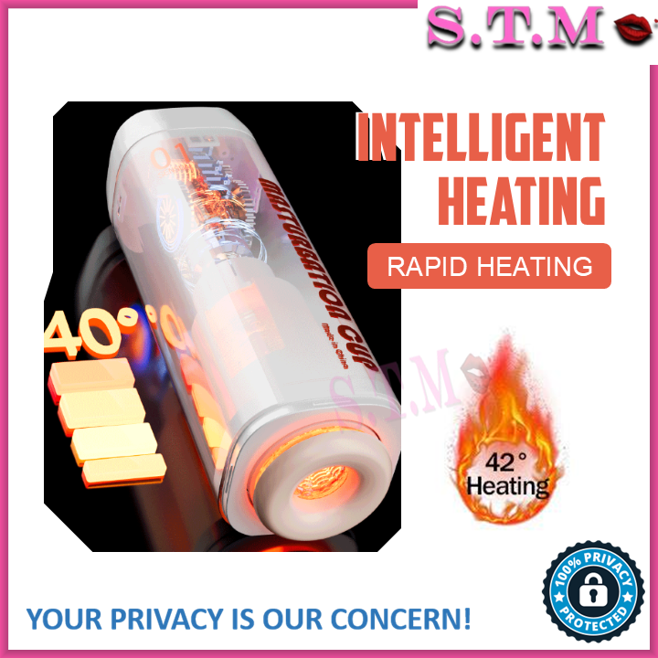 JIUAI COMMANDER Automatic Thrusting Heating Male Masturbation Cup with 4 Languages