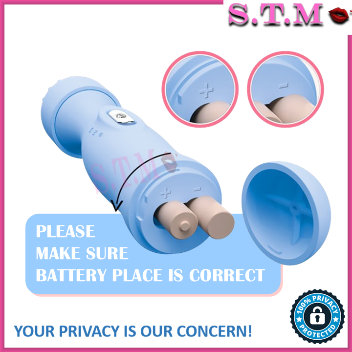 Portable Mini Baby Bottle AV Massager with Beaded Head and Soft Touch