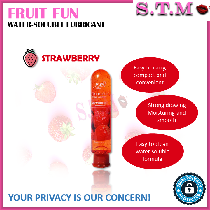 FRUITS FUN 80ML Edible Lubricant – Water-Soluble Fruity Flavored Gel