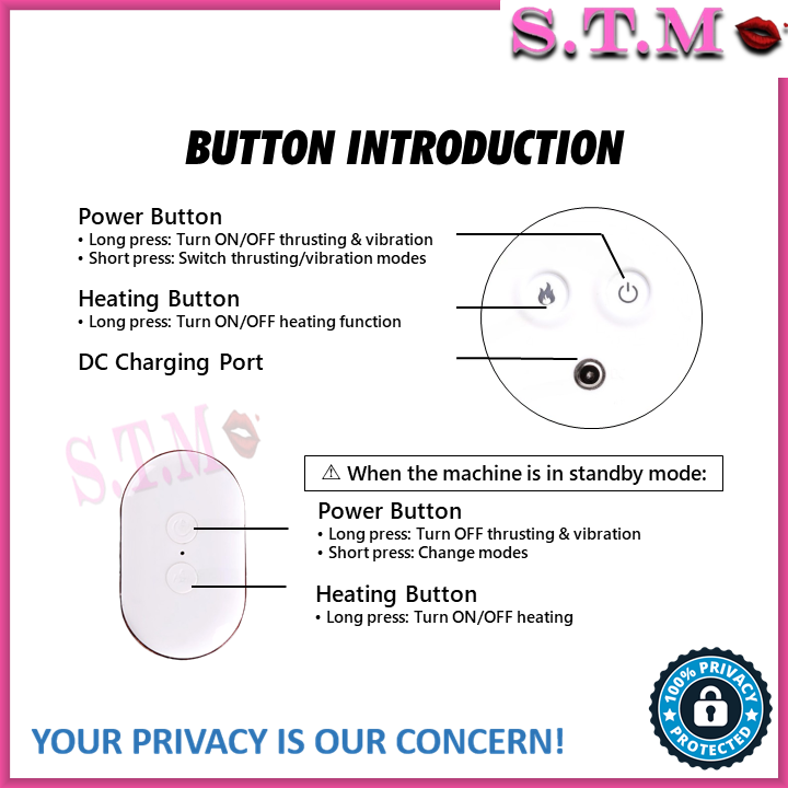 𝐇𝐀𝐍𝐃𝐒-𝐅𝐑𝐄𝐄 'Diamond Love' Fully Automatic Telescopic Penis Thrusting Machine