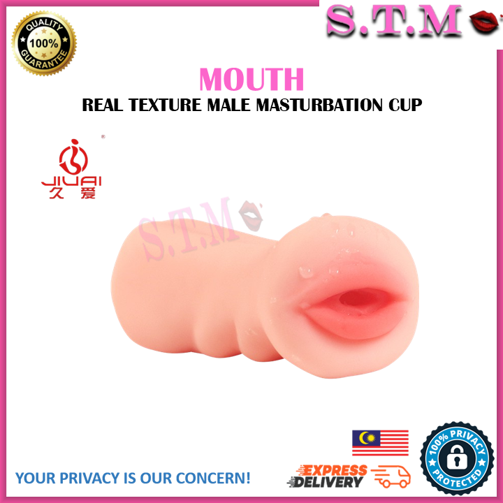 JIUAI Cute Anime Style Pocket Fake Pussy Male Masturbation Cup TPE Silicone